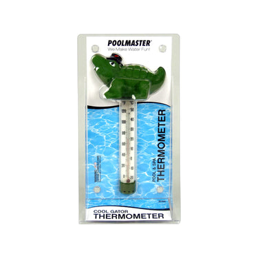Green gator with hat Thermometer in package