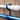 ABS Pole Hanger - set of 2 double blue hooks shown close up pic showing one of the double hooks close up.