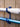 ABS Pole Hanger - set of 2 double blue hooks shown close up pic showing one of the double hooks close up.