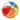 18" Rainbow Beach Ball by Coconut Outdoors