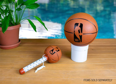 NBA Basketball Chlorine Dispenser and matching thermometer. thermometer sold separated. 