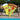 Two people holding inflatable pool toys shaped like a beer mug and a pizza slice by a pool.