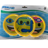 Yellow Emoji Dive Discs, 3pk