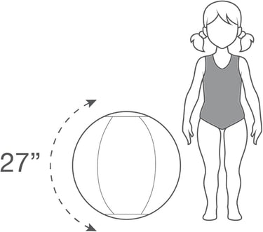 Glitter Beach Ball Measurements