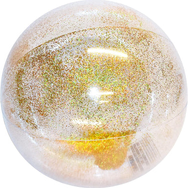 Clear Beach Ball that Glitters