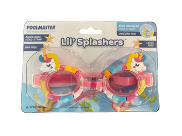 Lil Splashers child goggles - Unicorn theme