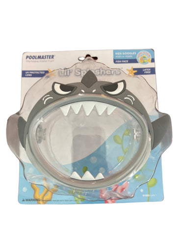 Childs swim mask. Shark Theme