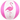 Beach ball with pink flamingo design on a white background