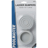 Packaged ladder bumpers with Poolmaster branding on a white background