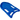 Blue plastic ski boot jack on a white background