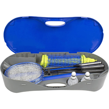 Badminton Pop-Up Game – Blue  🏸 Portable and Easy-to-Set-Up Badminton Fun!