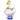 Poolmaster goose chlorine dispenser with a colorful hat on a white background