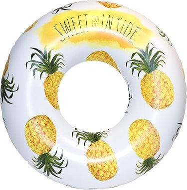 Rae Dunn Sweet on the Inside Pineapple 48" Ring Float
