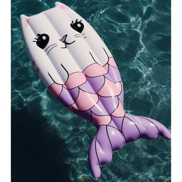 Purrfect Purrmaid Pool Float in Water