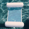 Rae Dunn Kids Hammock Float in White with text "Float" in the water