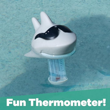 Shark Thermometer floating in water