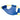 Blue pool noodle with yellow handles on a white background