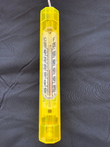 Yellow Thermometer with large print