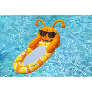 Poolmaster Waterbug Lounge Jr. Inflatable Swimming Pool Float Large - 87609