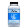 Spazazz lavender palmarosa bath crystal on a white background