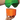 Green and orange plastic container held by a person on a white background