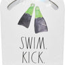 Swim Kick Kickboard with graphics of swim fins