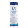Life brand chlorinating granules container on a white background