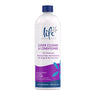 Bottle of 'life' cover cleaner and conditioner on a white background