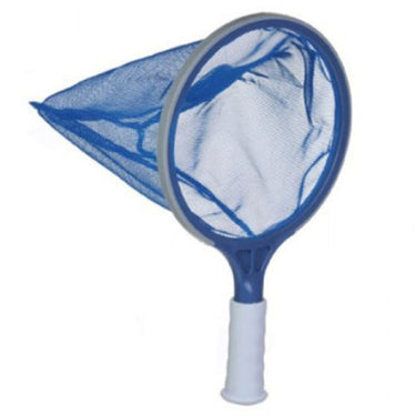 Blue net with white handle and cone shaped net