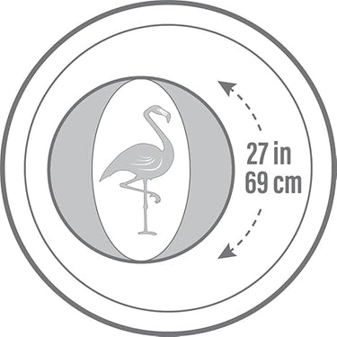 Dimensions 27" top to bottom measurement