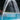 Pool fountain with water arching over a pool